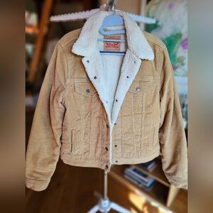 Levi's corduroy shearling jacket